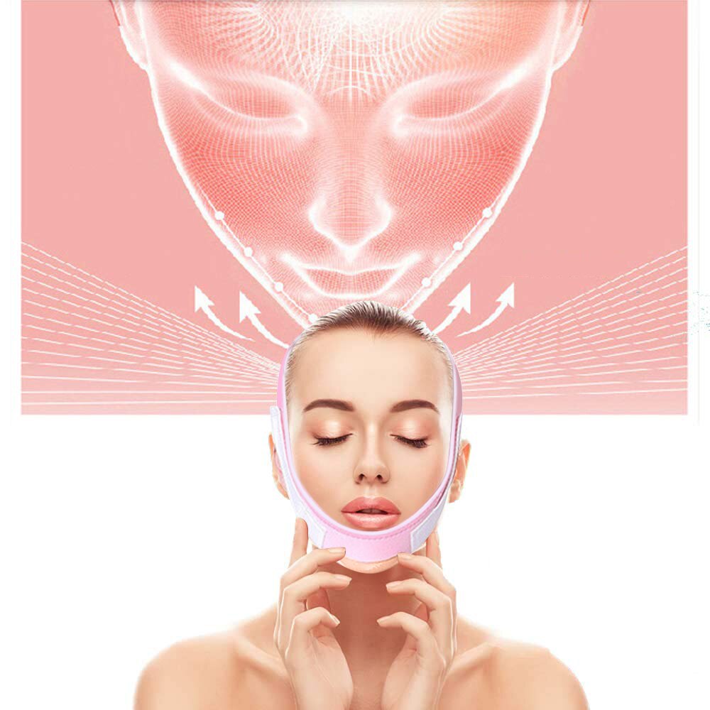 Face Slimming Bandage V-Line Lift Up Mask Belt Face Shaping Jowl Chin Neck Slimming Facial Muscle Thin Band Reduce Double Chin