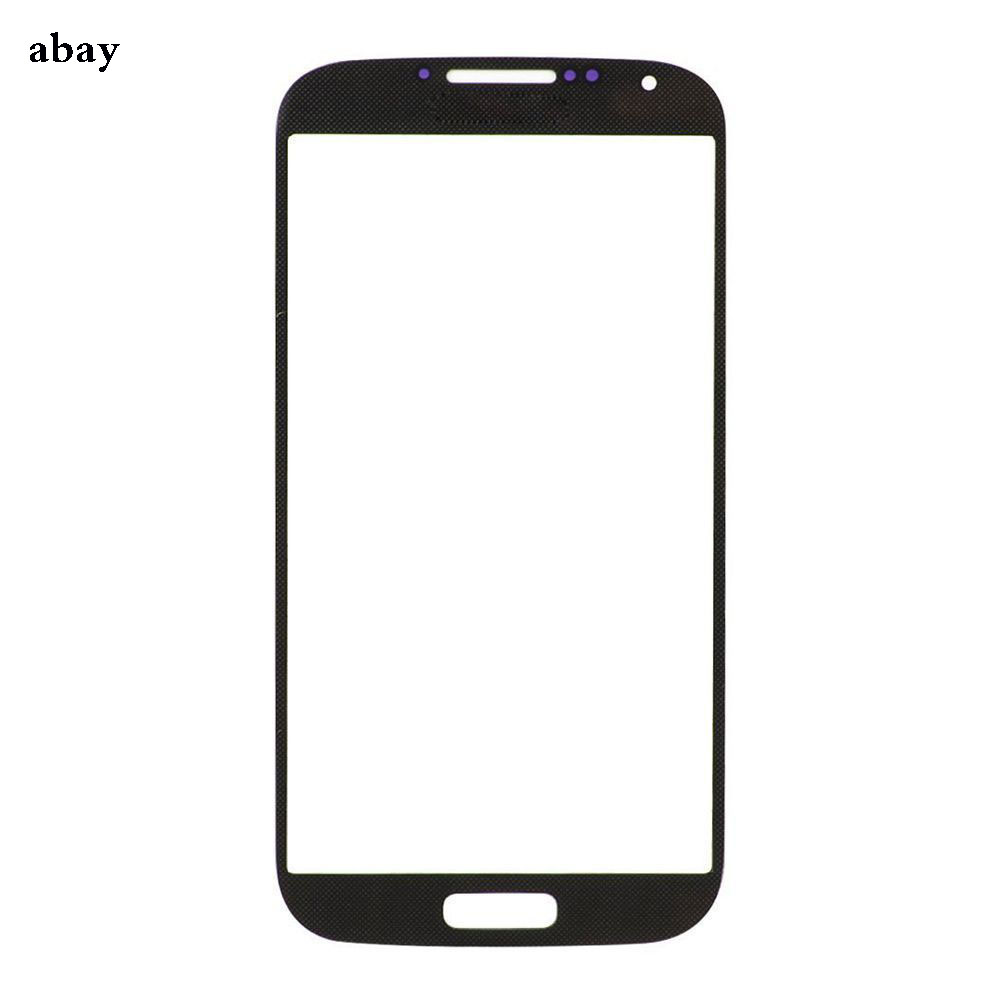 Voor samsung galaxy  s4 i9500 i9505 i337 touch panel buitenhoes vervanging voor samsung  s4 frontglas lens met lijm