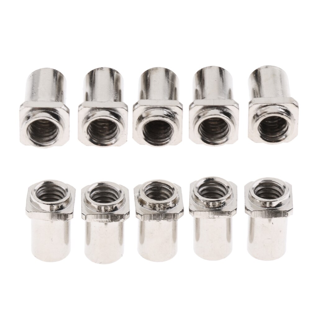 10 Pcs Drum Lug Swivel Nuts for Drum Percussion Instrument Parts