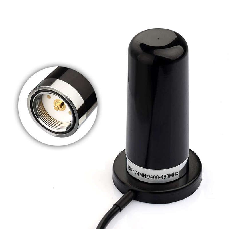 Antena de Radio móvil Cb Vhf Uhf Ham de dos vías con escáner, soporte Nmo con Base magnética, antena macho Bnc para Motorola Uniden Whi