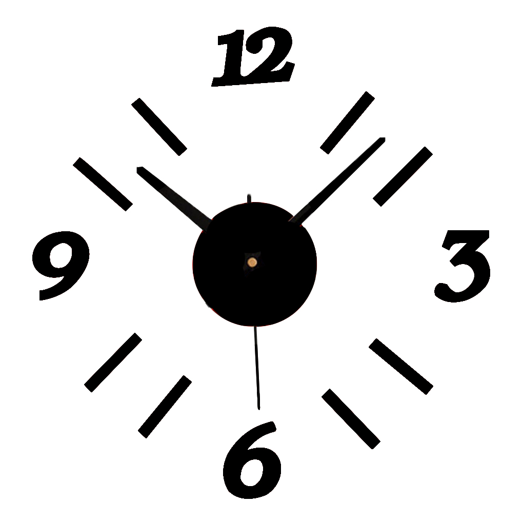 Numeri romani 3D fai-da-te orologio da parete specchio acrilico adesivi murali orologi decorazioni per la casa orologio 4 colori: 3