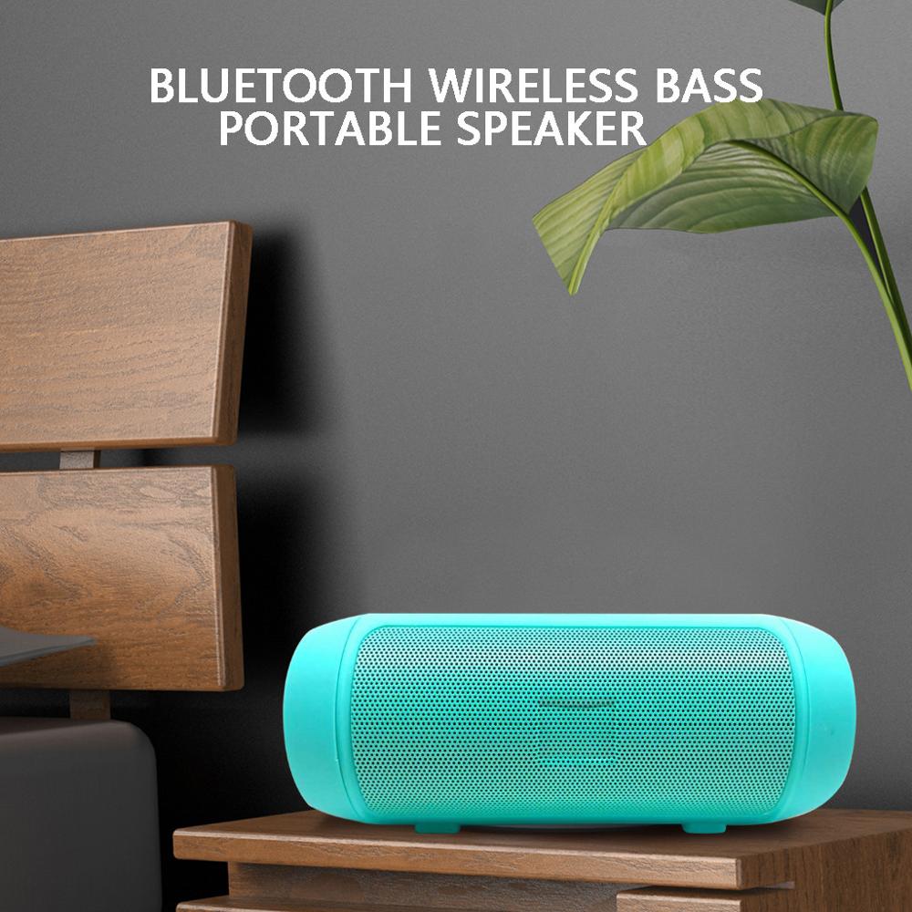 Waterdichte Bluetooth Wireless Speaker USB Muziek Bas Draagbare Speaker Outdoor Kolom Ondersteuning Tf-kaart FM Radio Handsfree