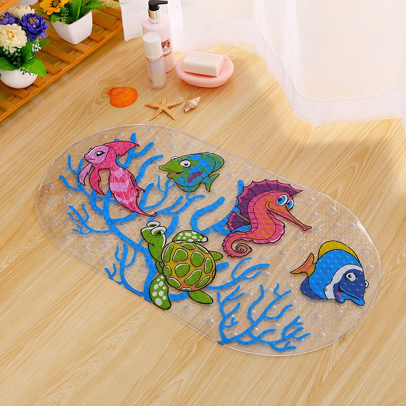 Antislip baby bad speelmat peuter speelgoed antibacterieel bad douche cartoon mat duurzaam schimmelbestendig 27 x 15 inch