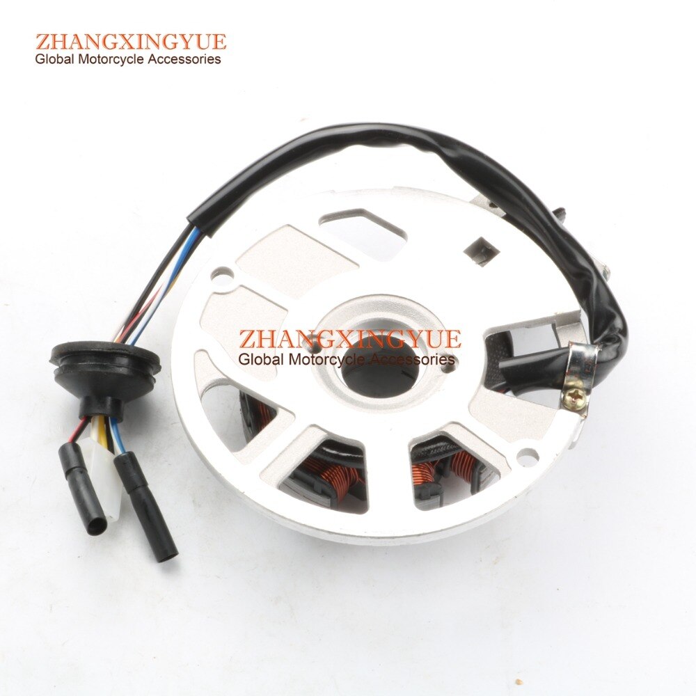 7 kela 6 johdin ac magneto staattori yamaha aeroxille 50 akseli 50 tuulta 50 jog 50 r ac jog  rr 50 lc neos 50 miksi 50 zuma 50 2t