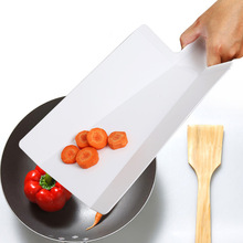 Plast foldbar skjærebrett med håndtak sklisikker tekstur kjøkken skjærebrett vegetabilsk kjøtt pute verktøy kjøkken tilbehør