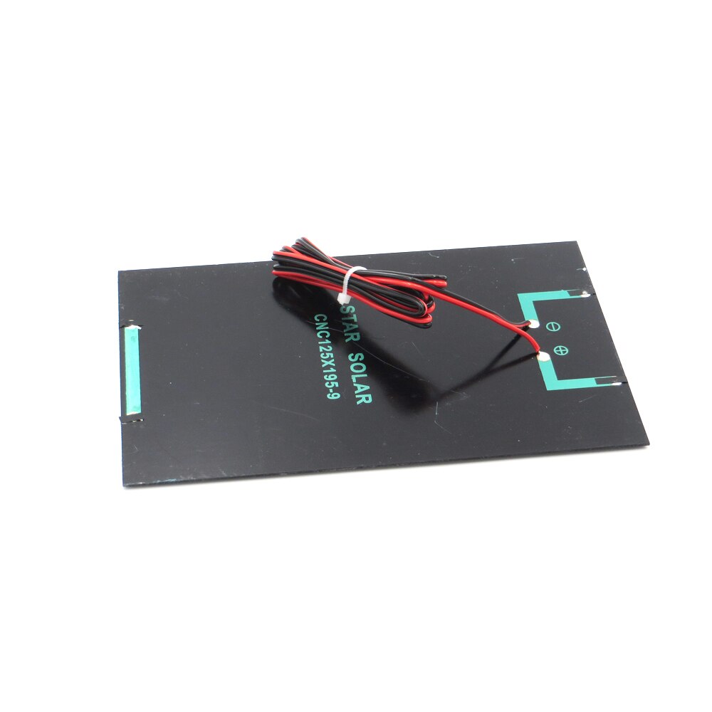 9 V 3 W extend wire Solar Panel Polycrystalline Silicon DIY Battery Charger Small Mini Solar Cell cable toy 9V 3W Volt Watt