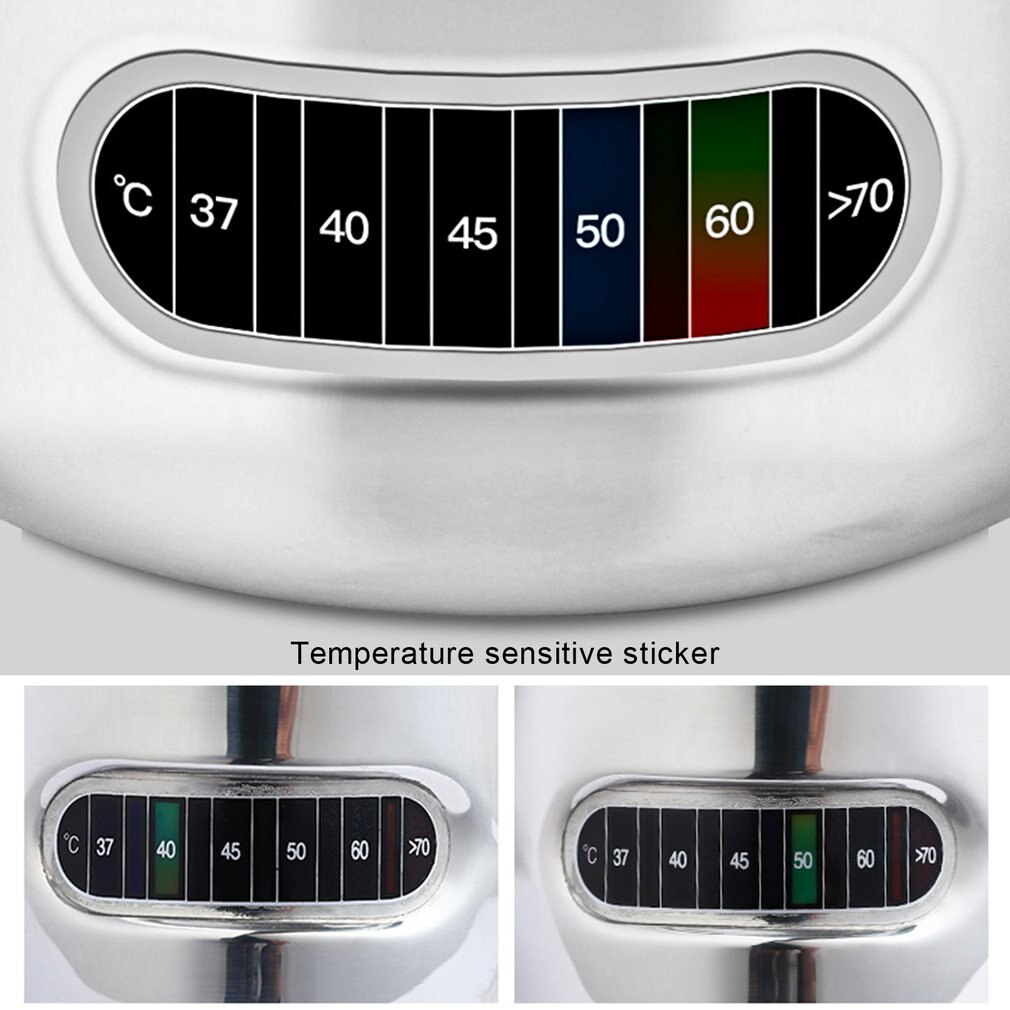 600ml spienianie ze stali nierdzewnej dzbanek robić kawy ciągnąć kwiat Puchar filiżanki robić Espresso Latte Sztuka dzbanek robić spieniania mleka z termometrem naklejka