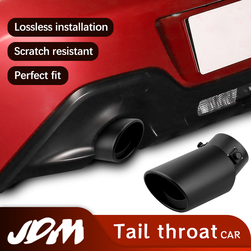 2.5 " sorte udstødningsrør til bil