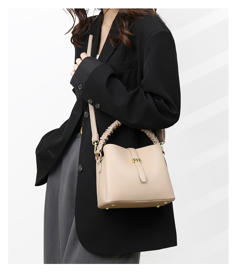 NIGEDU eimer Schulter tasche für Frauen handtaschen kleine PU leder Bote taschen Elegante Geraffte damen totes bolsa