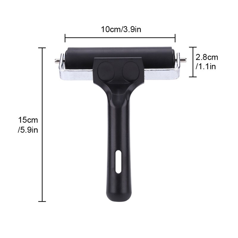3 Sizes Ink Brayer Roller Paint Brush Ink Applicator for Printmaking, Wallpapers, Block Printing Stamping: B