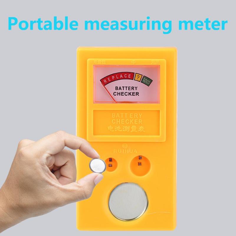 1Pc LR44 CR2032 CR2025 Horloge Batterij Checker Licht Gewicht Cell Coin Batterij Tester Voor 3/1.55V Knop Batterij