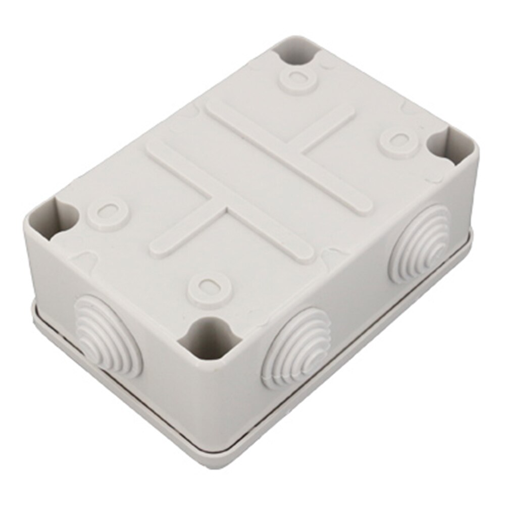 Waterproof Junction Box ABS Plastic IP65 DIY Outdoor Electrical Connection Box Cable Branch Box Opening 120x80x50