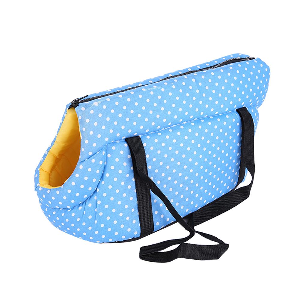 Draagbare Huisdier Draagtas Machine-wasbare Huisdier Zak Zachte Hoge Elastische Spons Tas Huisdier Voor Puppy Kleine Honden Katten voor Outdoor Reizen: Blue S