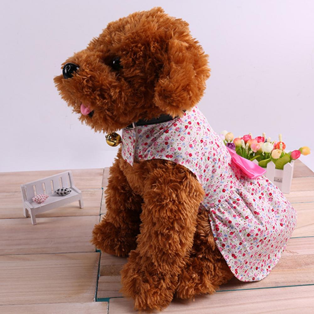 Robes à nœud Floral pour chien, tenue de mariage pour petit chien, Chihuahua, carlin, chiot, chat, été