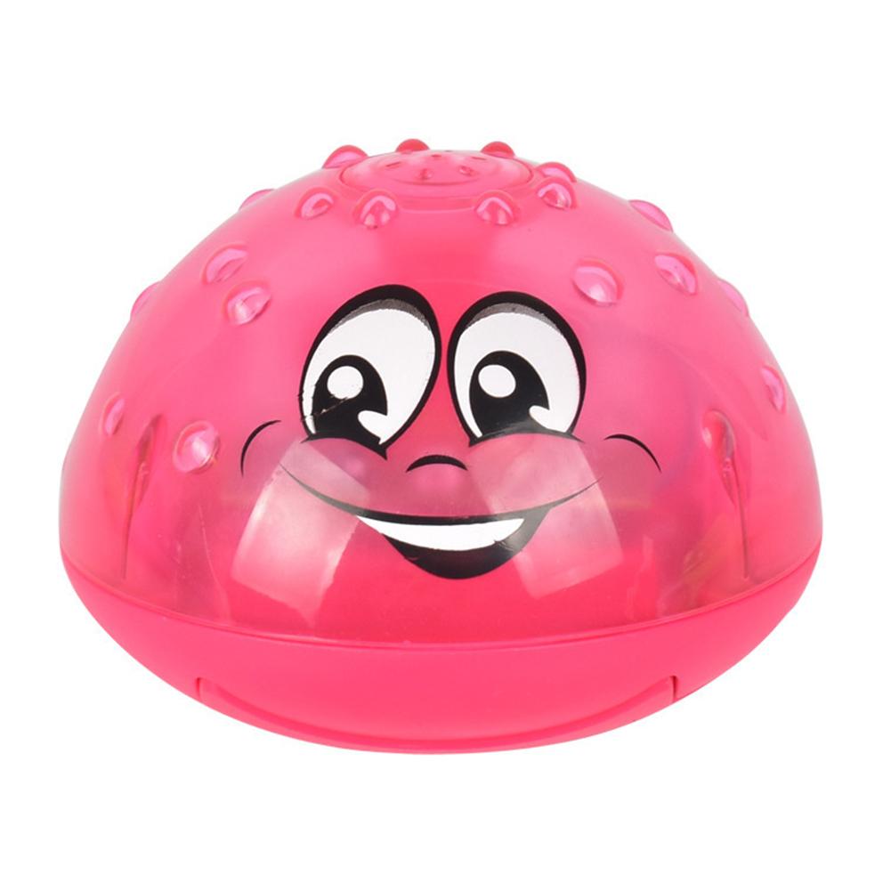 Grappige Baby Bad Speelgoed Baby Elektrische Inductie Sprinkler Bal Met Licht Muziek Kinderen Waternevel Bal Spelen Baden Speelgoed Kids: Red