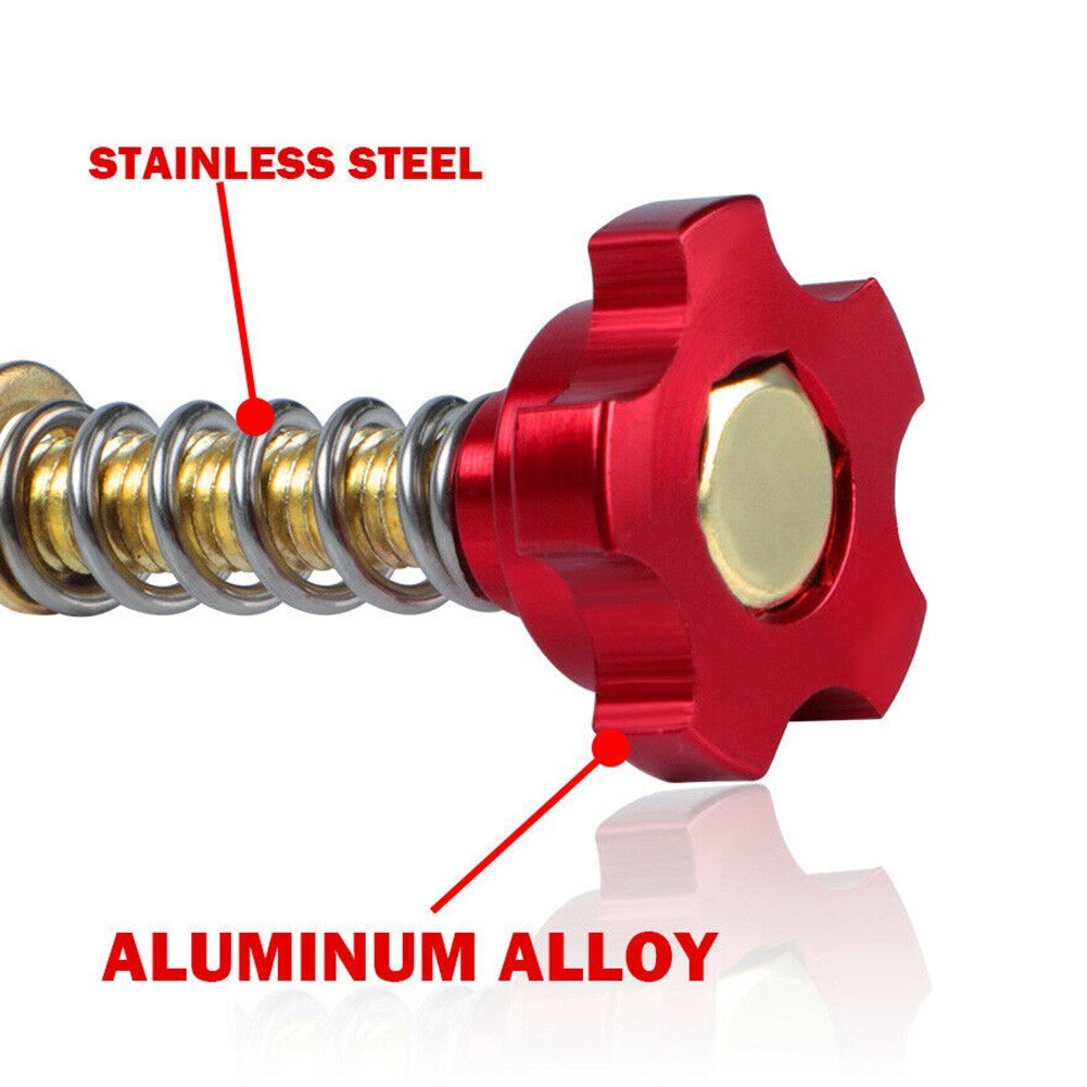 2X For PWK Carburetor Air Fuel Mixture Idle Speed Adjuster Screw 21mm-34mm Carb Red Idle Speed Adjustment Screw