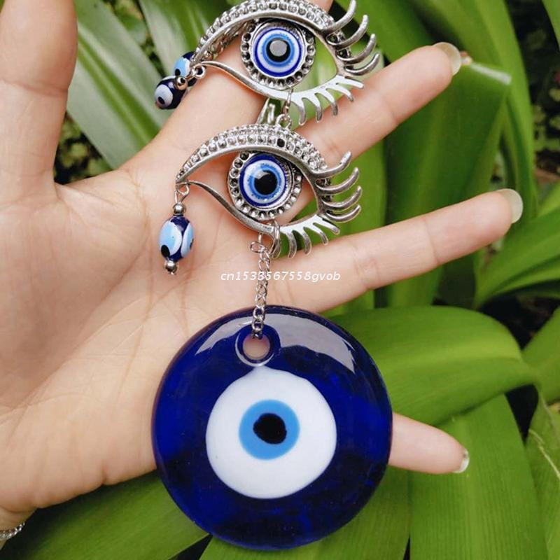 Türkische Blau böse Auge Amulette Zauberstab Hängen Anhänger Wohnkultur Ornament Schutz Segen Glück