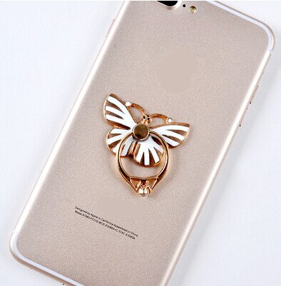 Heart Mobile Phone Stand Holder Metal For iPhone Huawei Ring All Phone Finger Ring Mobile Phone Stand Diamond: B