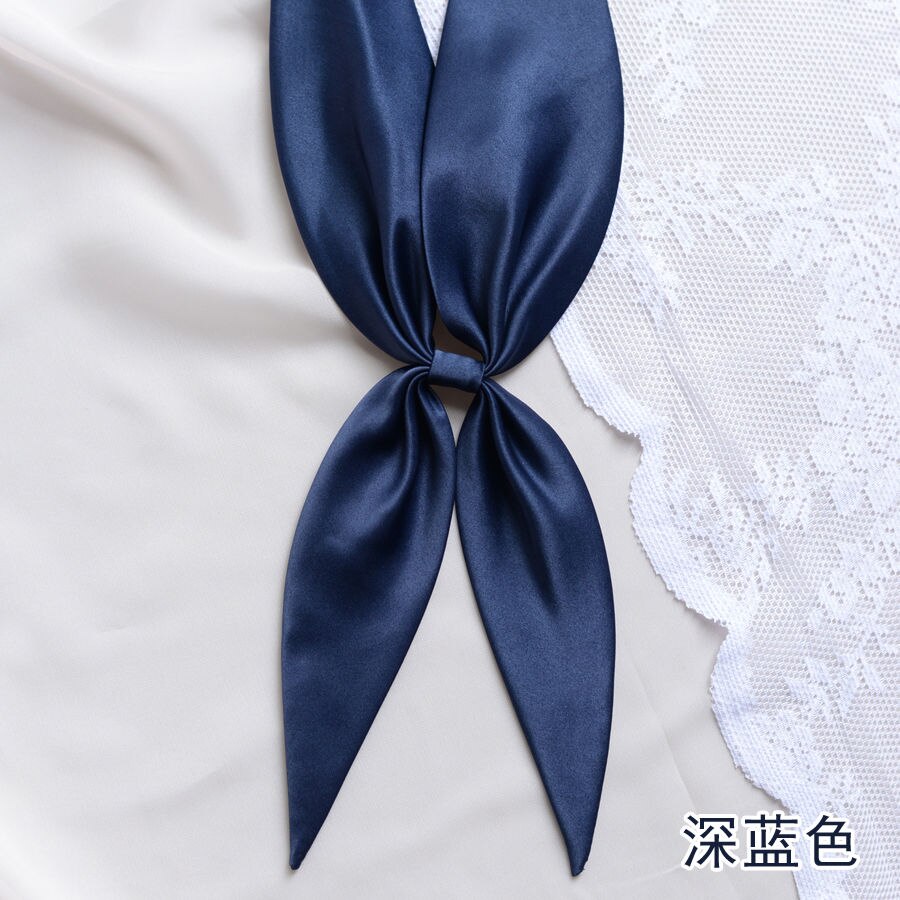 Pure color goldfish knot bow tie sailor suit collar flower JK Japanese uniform Kanto brocade college style: 4