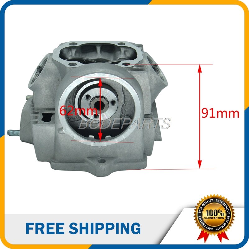 50cc Air-cooled Cylinder Head With 5 Caps For Lonxin Zongshen Lifan Horizontal 50cc Off-road Automatic Wave Reverse Gear Engine
