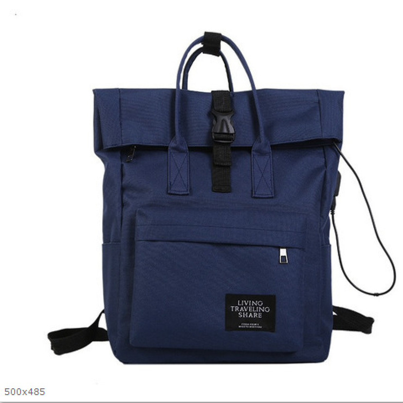 Vrouwelijke Schattige College Rugzak Meisje Reisboek Rugzak Opvouwbaar Grote Capaciteit Dames Canvas Tas Vrouwen Laptop Mannen School Tassen: Sky Blue