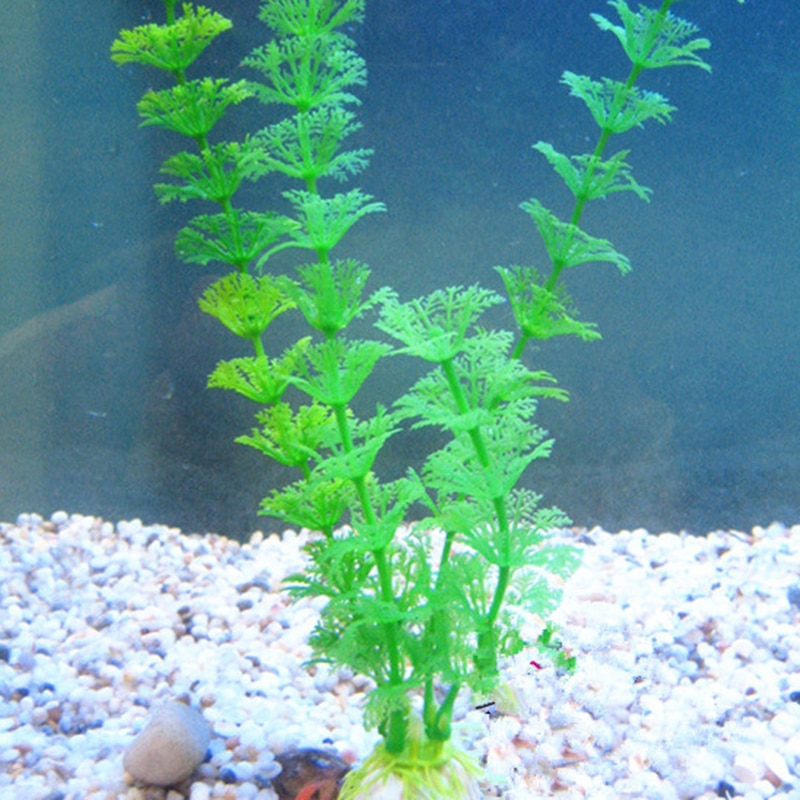 30 CM Transport artificiel de plantes sous-marines Aquarium Aquarium Aquarium décoration vert violet eau herbe visualisation décorations