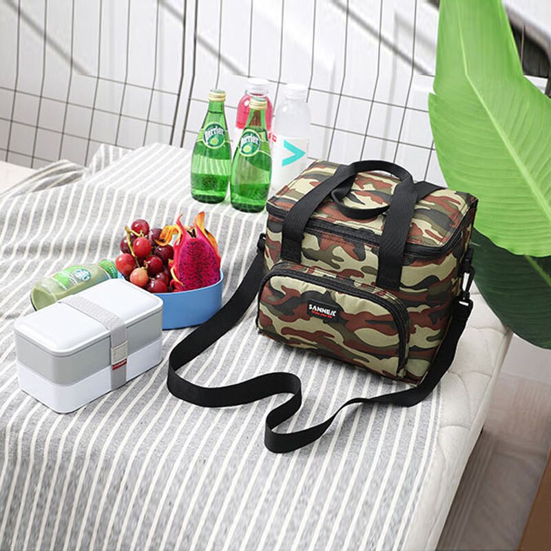 Food Fresh Keep Lunch Cooler Bag Waterproof Picnic Travel Storage Icepack Thermal Insulated Lunch Bags bolsa termica ice