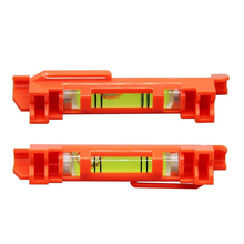 2pcs Hanging Level Pen Horizontal Bubble Measuring Level Gadget Portable Acrylic Bubble Spirit Level With Plastic Shell