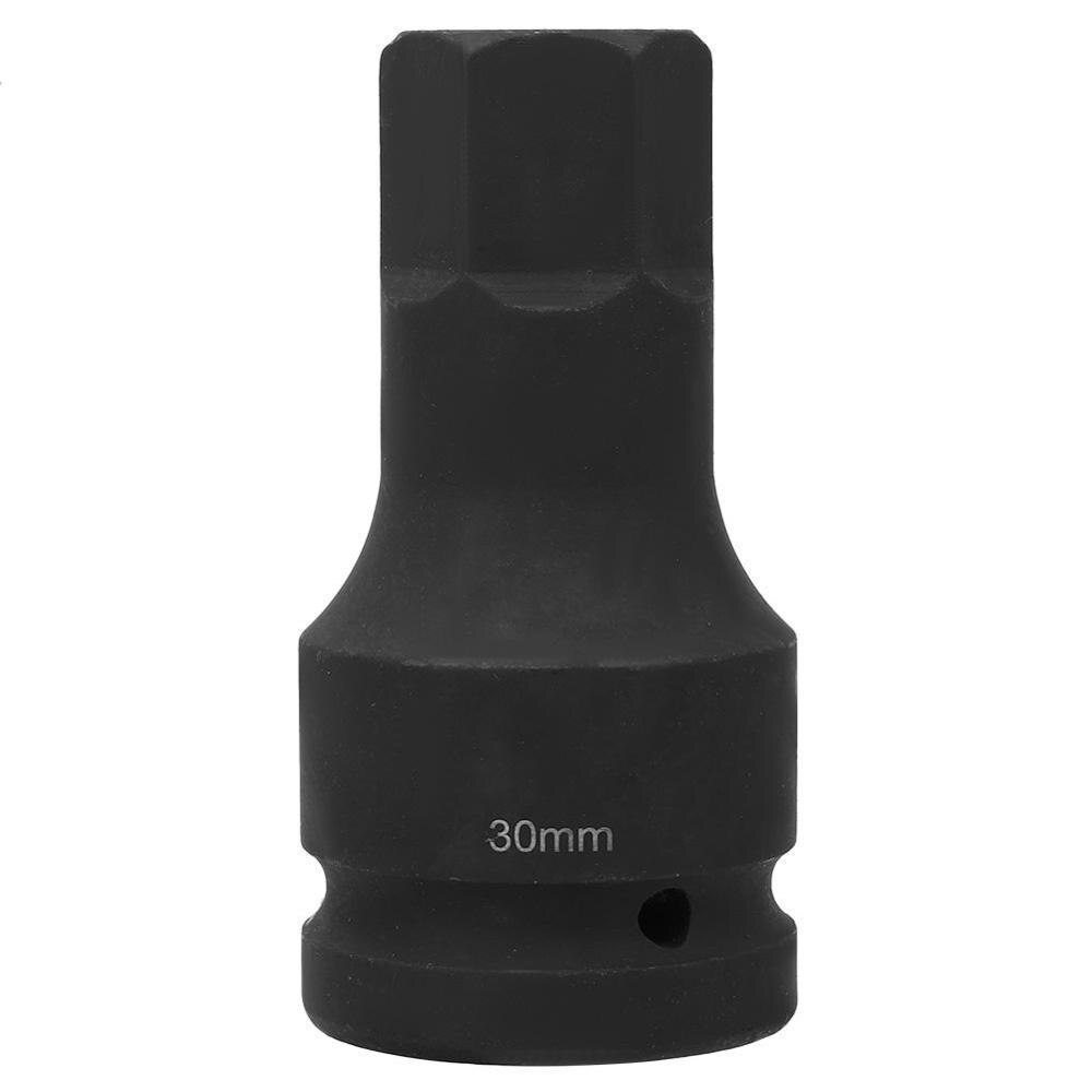 Adaptador de brocas de accionamiento de impacto métrico, 1 Uds. H17/H19/H21/H22/H24/H27/H30, alargador de vástago hexagonal, destornillador cuadrado: H30