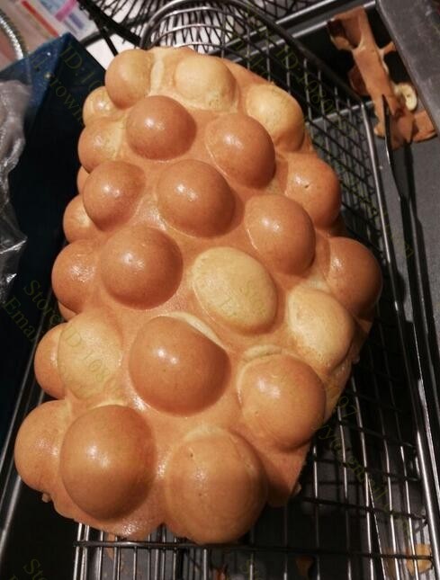 Nonstick Hongkong Egg Waffle Pan;Bubble Waffle Iron;Eggettes Waffle Mold Plate