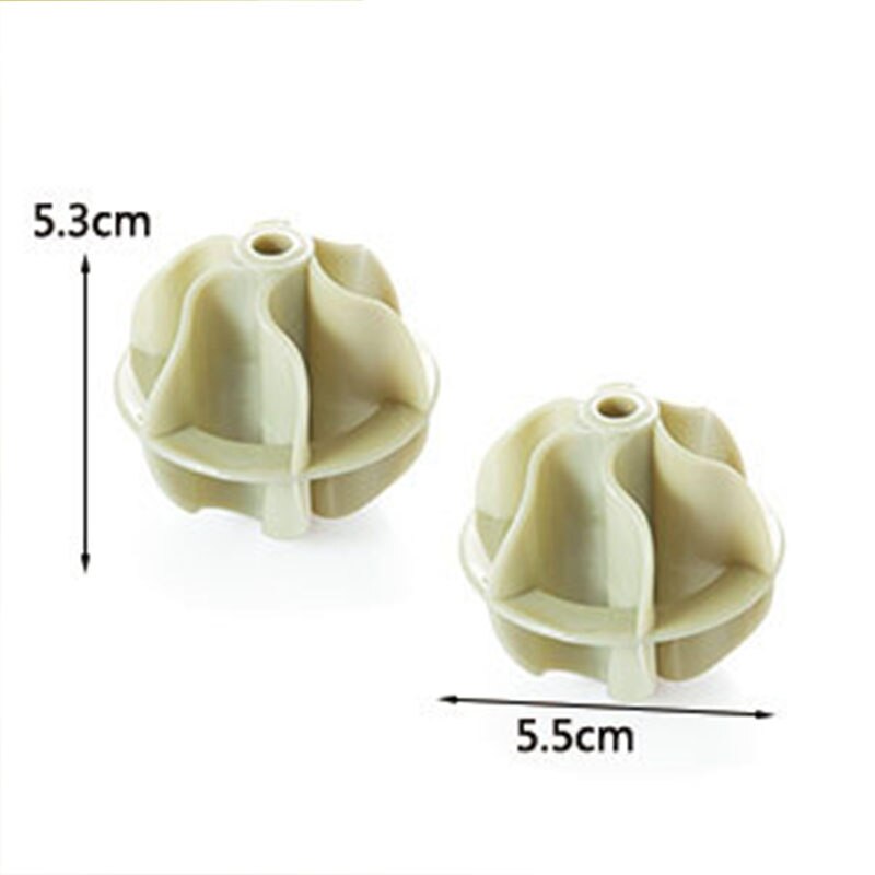 2 Stuks Super Magische Wasserette Bal Plastic Draagbare Anti-Kronkelende Wasserij Bal Badkamer Accessoires