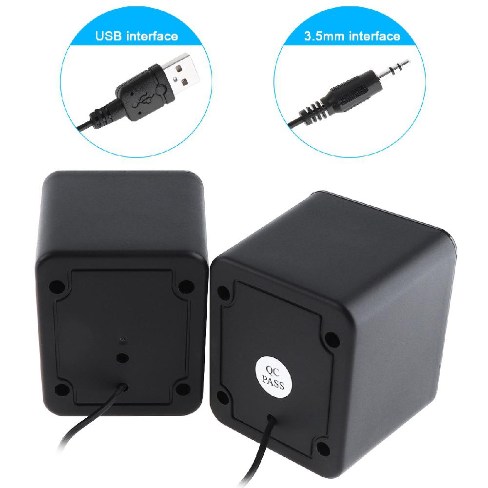 Universele Ostart Volledige Bereik 3D Pc Speaker Box Sound Bar Stereo Subwoofer Bass Dj Muziek Computer Speakers Usb Voor Laptop telefoon Tv