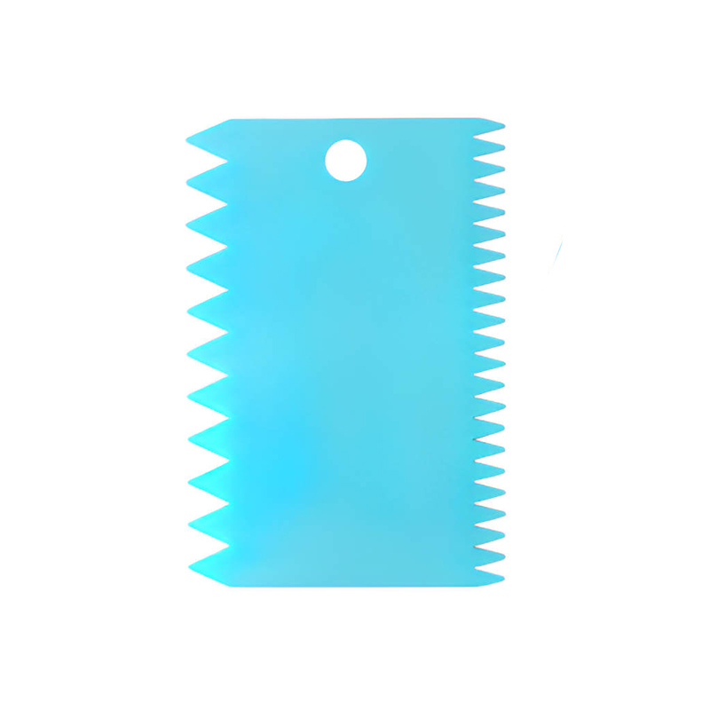 Decorating Tool Baking Dough Cutting Scraper Plastic Dough Scraper Thickened Cream Scraper: Clear
