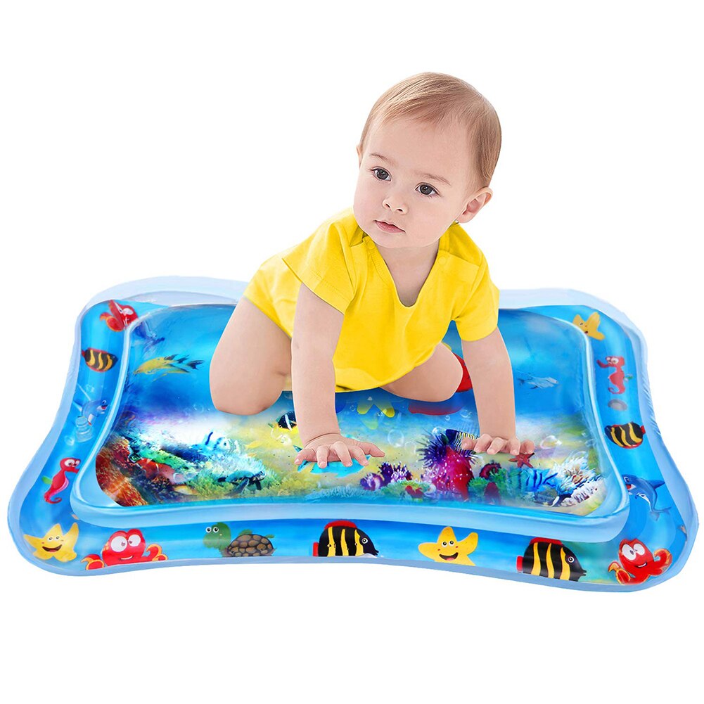 Niemowlę połatane maty pcv indeksowania poduszki wody dla dzieci dziecko lato grać czas interakcji wody maluch Podkładka wody