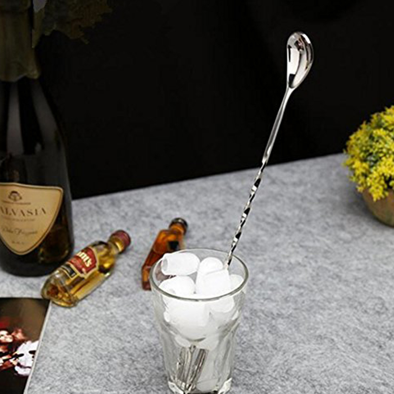 De acero inoxidable de Muddler mezcla cuchara Jigger de Bar conjunto de herramientas para vino Bar cóctel agitador