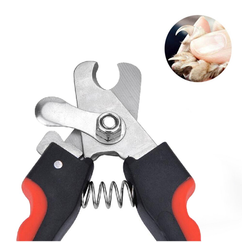 Cortador de uñas para perros cortador de uñas de acero inoxidable, tijeras profesionales para el cuidado de animales, para perros y gatos pequeños y medianos