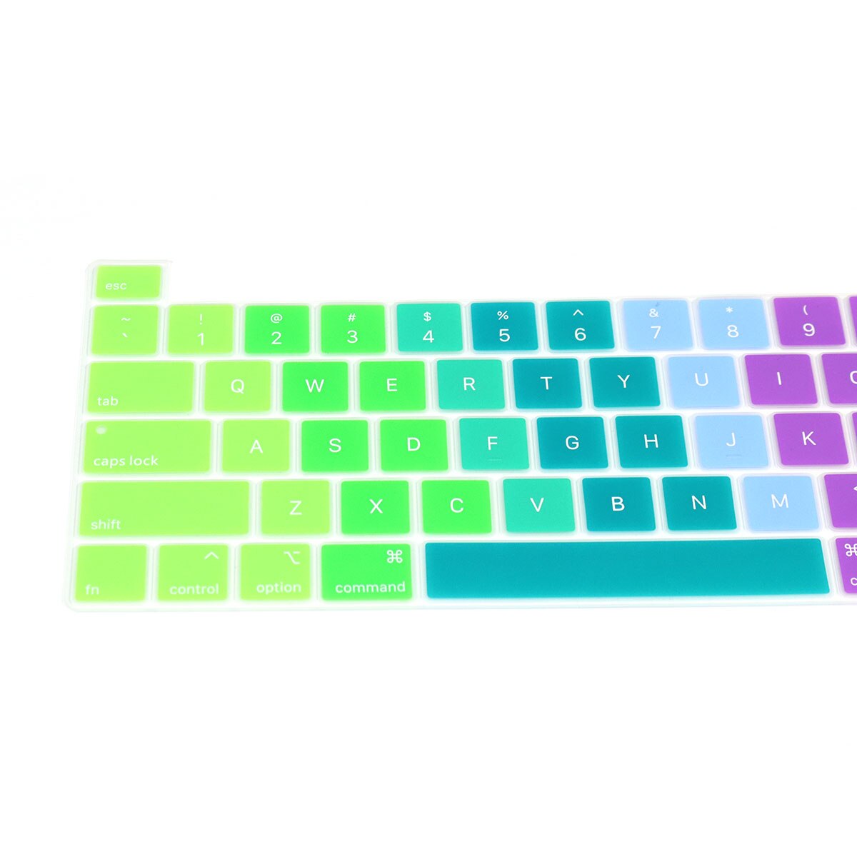 Us Layout Skin Voor Macbook Pro 13 M1 Chip A2338 Us Toetsenbord Cover Silicon Rainbow Waterdicht Pro 13 M1 a2338 Toetsenbord Film