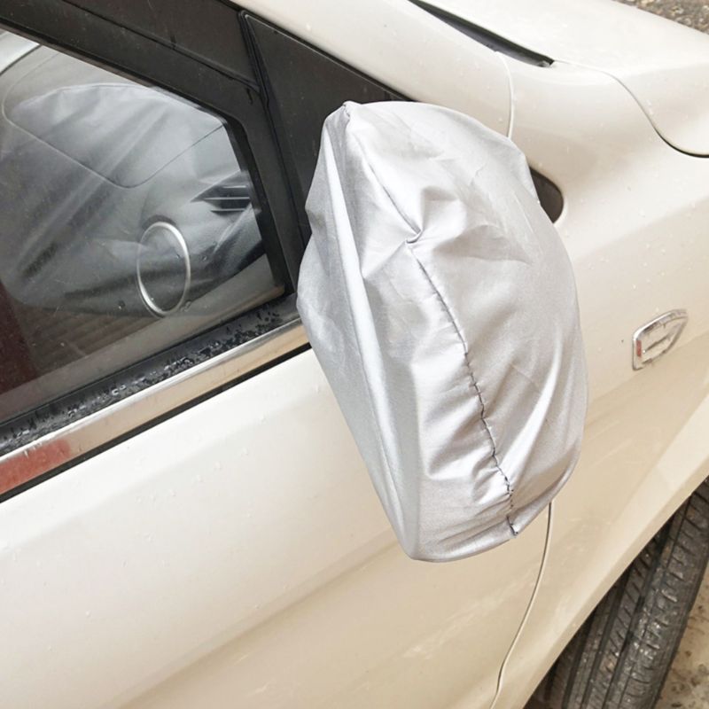1 par de carro espelho retrovisor capa anti-gelo capa, espelho retrovisor capa protetora, blackout à prova dsiágua pára-sol carro sidevie
