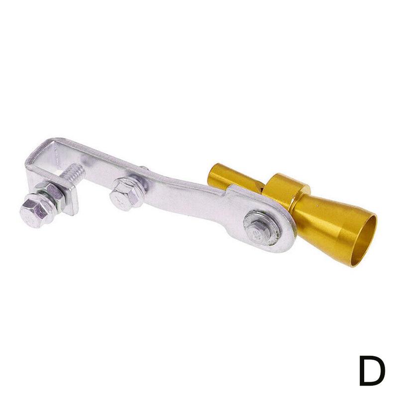 Universal Car Turbo Sound Whistle Muffler Exhaust Pipe Simulator Whistler For Vehicles Modified Turbo Whistle Tail Throat: Yellow-S