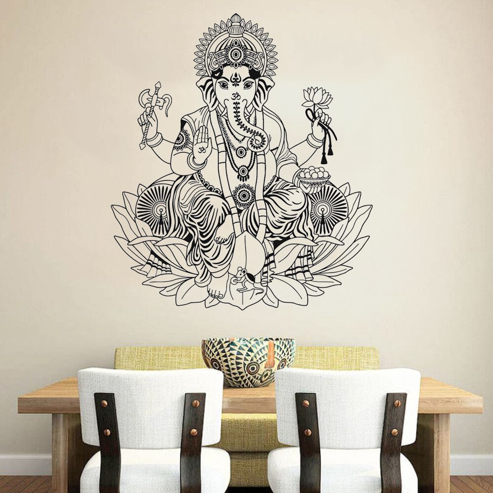 Elephant Ganesha Lotus Hinduism God Hindu IndiaWal... – Grandado