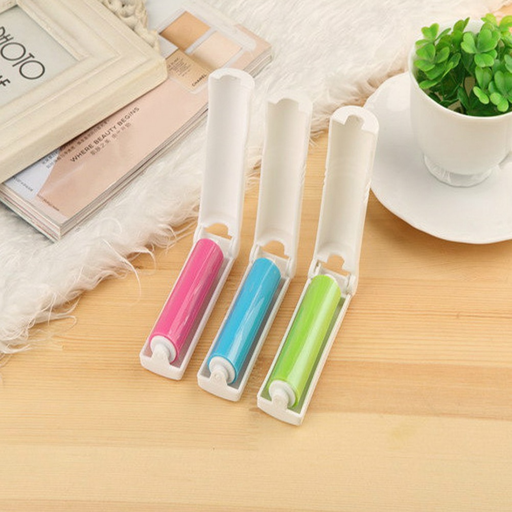 Sticky Portable Washable Dust Lint Roller With Cover For Hair Clothes Fluff Dust Catcher Dust Drum Lint Roller Cleaning Brushes