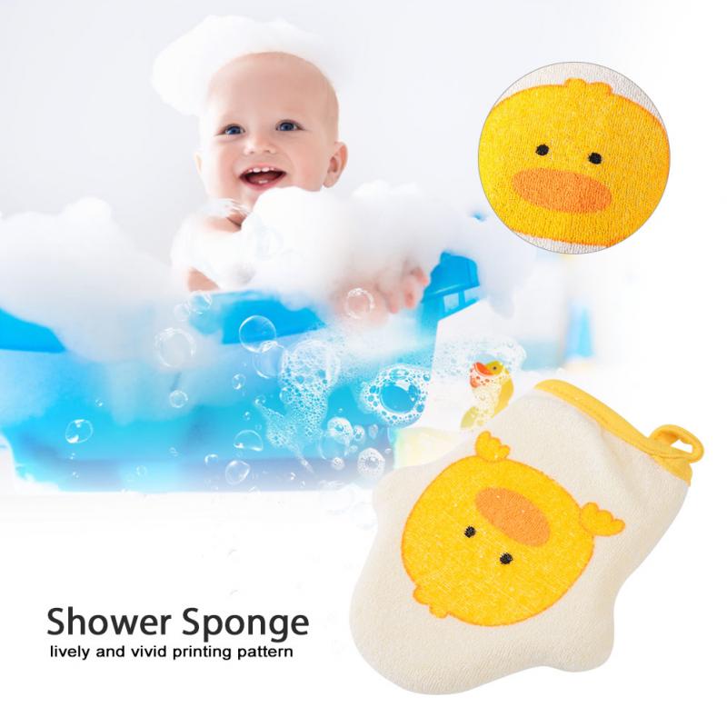 Baby bad dusch svamp tecknad stjärna modell mjuk bomull barn bad borste bomull skrubber baby shower handske svamp babyvård