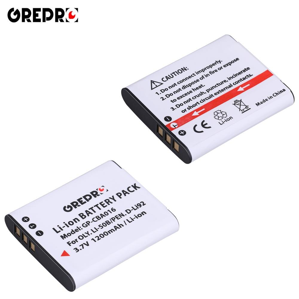 Batterie 3x D-Li92 Li-50B D Li92 Li50B + chargeur Li 50B pour OLYMPUS SP 810 800UZ u6010 u9010 SZ14 SZ16 D755 SZ30 SZ20, Li 70B 90B