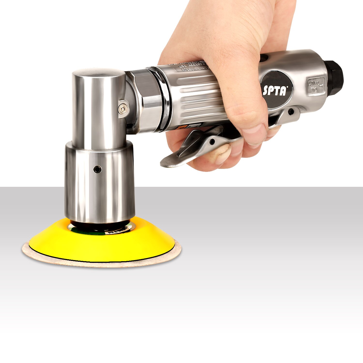 SPTA 36Pcs 1inch/2inch/ 3inch 80mm Air Palm Sander Car polisher Buffer Pad Sanding Sets For Car Polishing Buffing