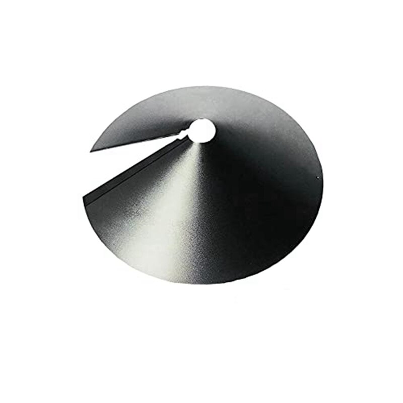 Wrap Rond Eekhoorn Baffle, Unieke Metalen Wasbeer &amp; Eekhoorn Proof Opknoping Baffle Voor Vogelvoeders Yard Beschermen Pole: 14inch