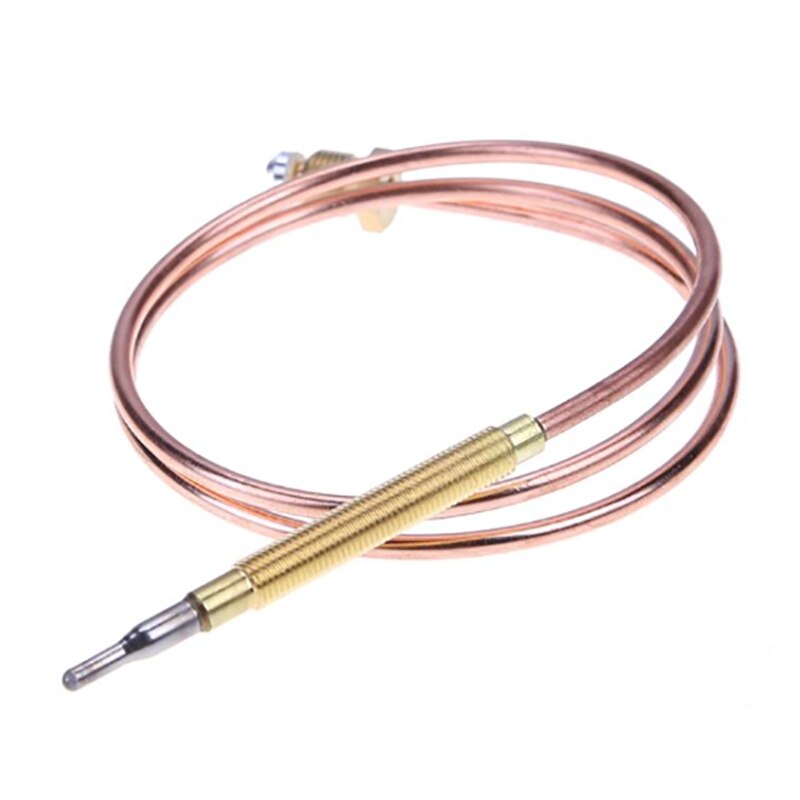 900Mm Gas Stove Universal Thermocouple Kit M6X0.75 With Spilt Nuts (Five) Replacement Thermocouple