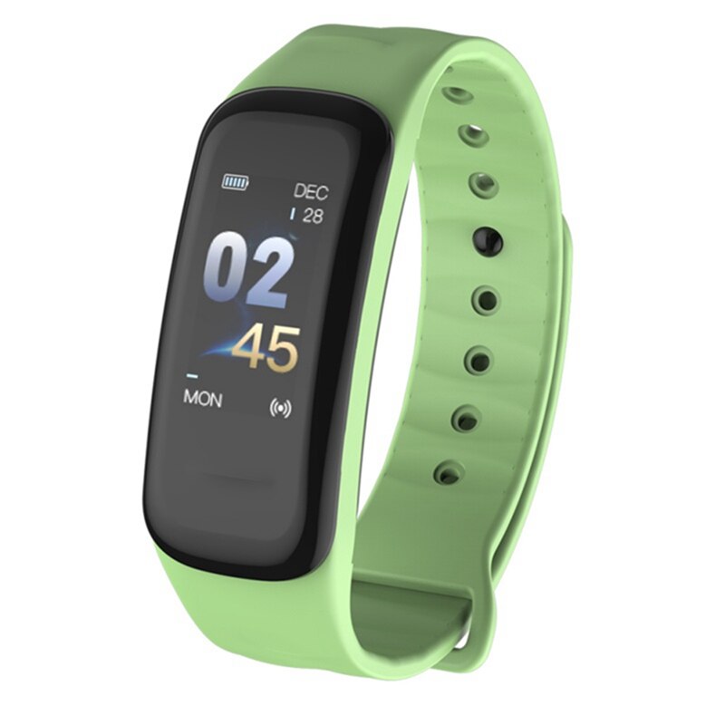 Fitness trin tæller smartwatch bluetooth mænd kvinder blodtryks pulsmåler intelligente armbåndsure: G