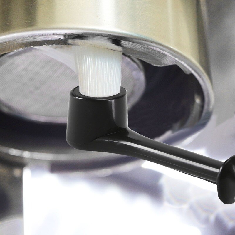 Reinigingsborstel Koffiezetapparaat Elleboog Met Lepel Lange Steel Borstel Eetbare Plastic Hoge Elastische Haren Duurzaam En Eenvoudig Verwijderen