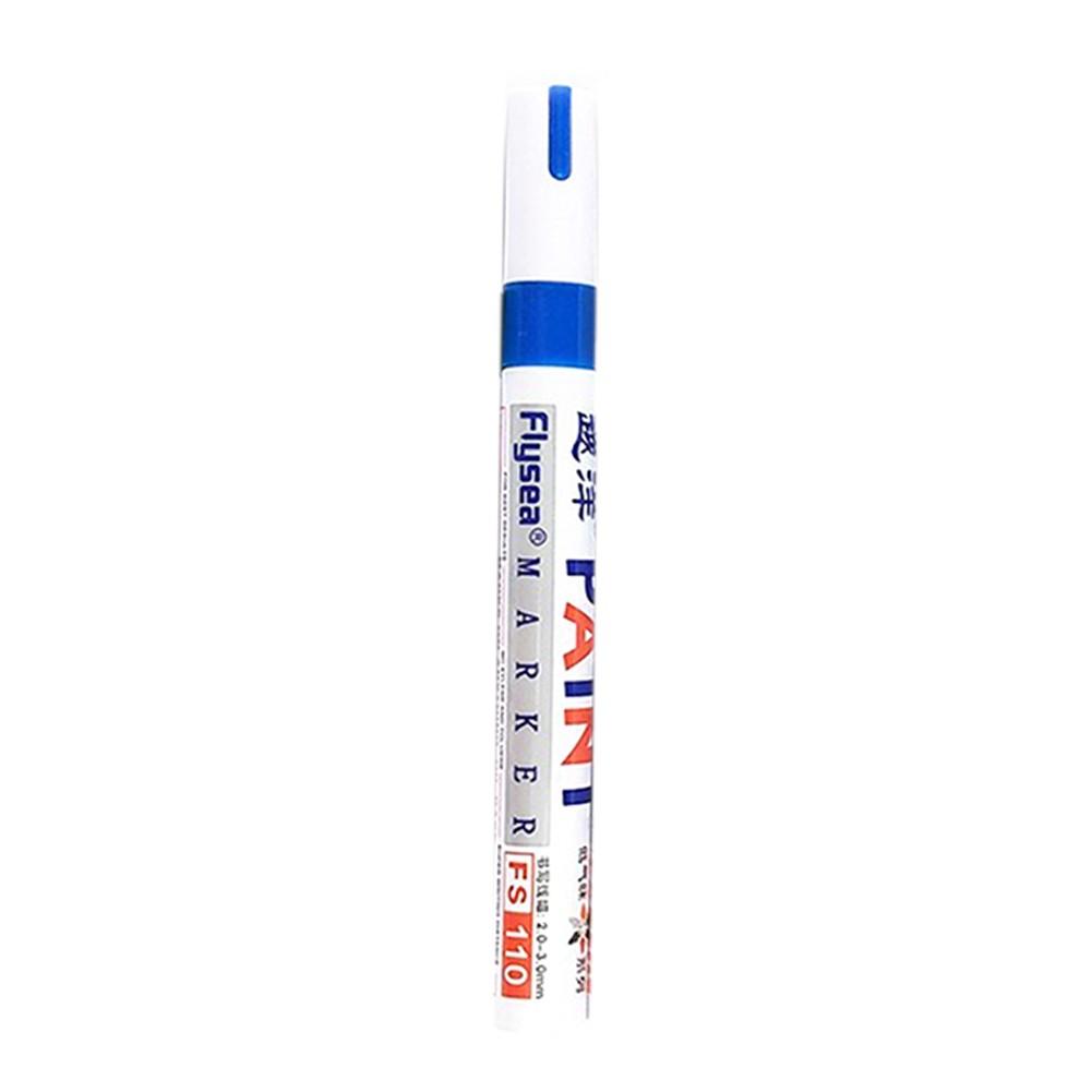 5 farbe Wasserdichte Auto Reifen Reifen Malen Marker Kuli Reifen Wasser Basierend Prämie Füllen Farbe Stift dauerhaft Farbe Marker Graffti fettige: Blau