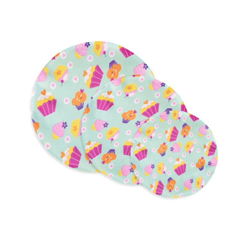 Couvercle de bol alimentaire, , 3 pièces, en tissu universel, pour ustensiles de cuisine, Pot, réutilisable, extensible, accessoires de cuisine: cup cake